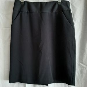 Black pencil skirt